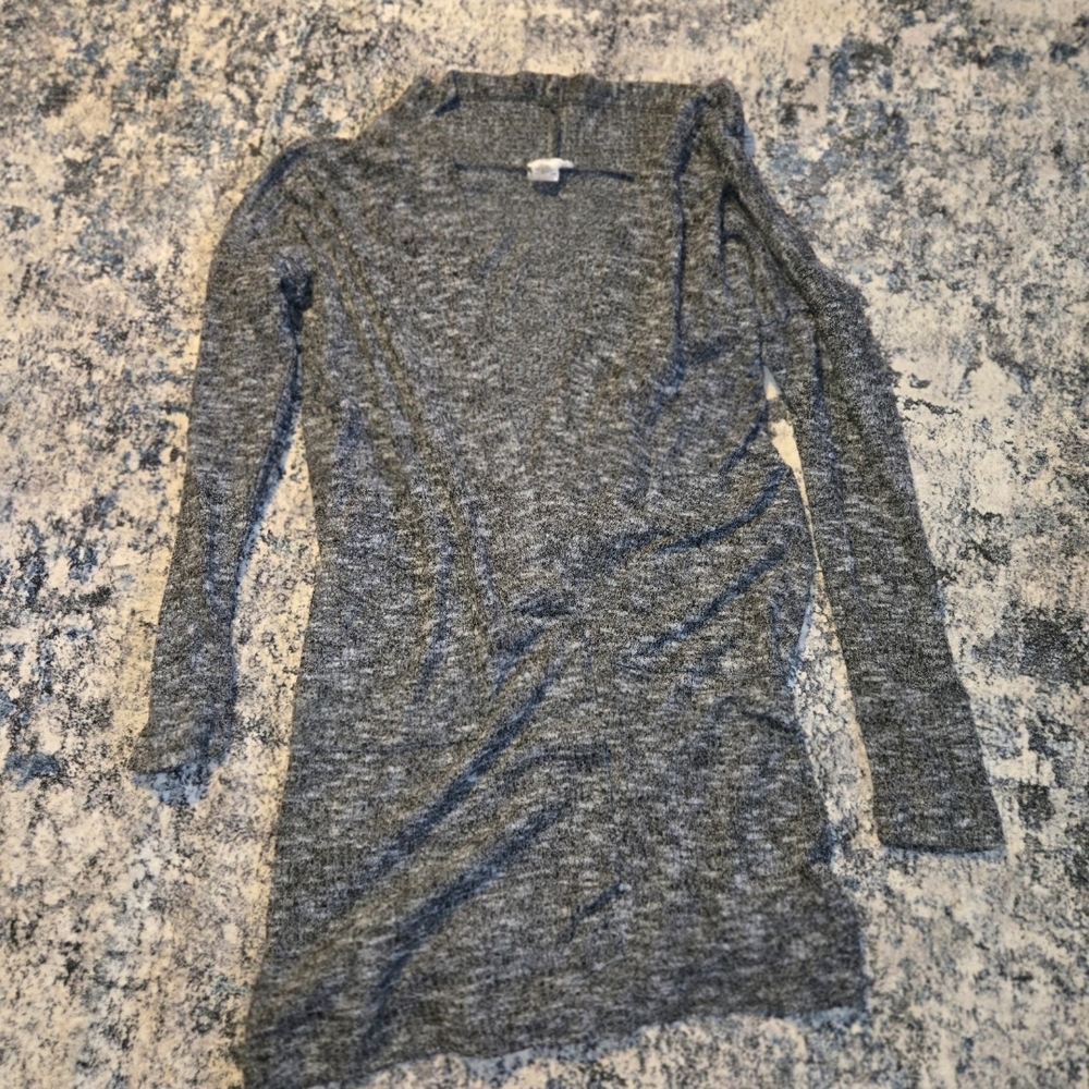 Gray Knit Women's Sweater Dress